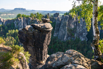 Elbsandsteingebirge in Sachsen