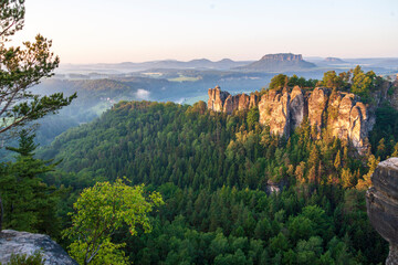 Elbsandsteingebirge in Sachsen