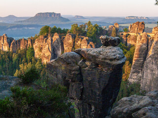 Elbsandsteingebirge in Sachsen