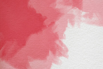 Fototapeta premium Hand painted watercolor background with sky and clouds shape