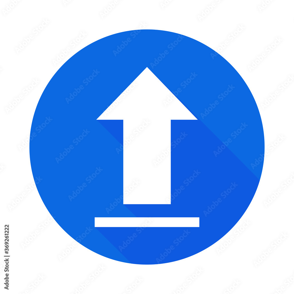 Poster upload arrow icon. uploading icon, export