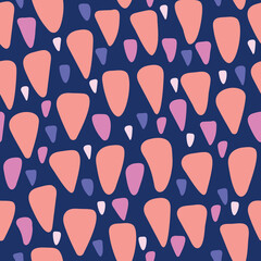 Abstract organic triangular shapes. Seamless repeat pattern. Great for home decor, wrapping, fashion, scrapbooking, wallpaper, gift, kids, apparel.