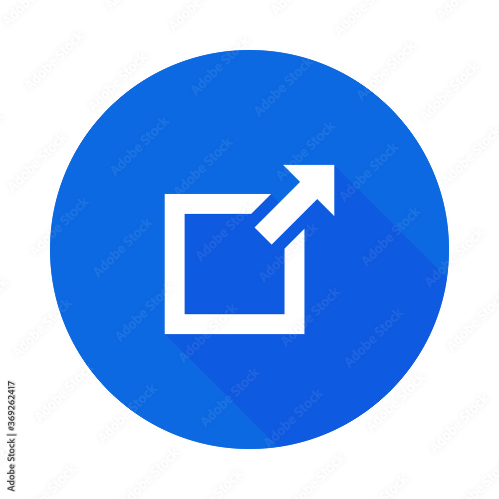 Poster arrow expand icon, full scree icon. screen scale icon. pictogram icon on gray background. mobile app
