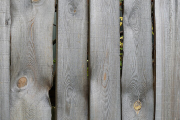 Wood texture. A fragment of an old wooden fence close-up.