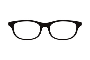 Fototapeta premium シンプルなメガネのイラスト