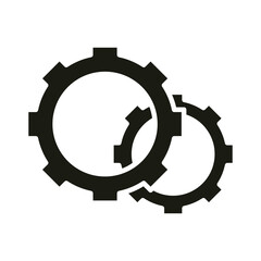 mobile application settings web button menu digital silhouette style icon