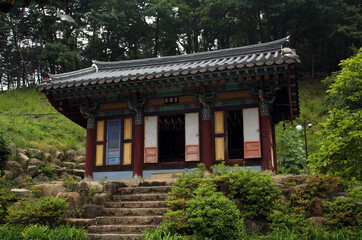 Fototapeta na wymiar South Korea Eunhaesa Buddhist Temple