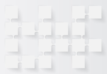 White abstract background with slight shadows, vector illustration