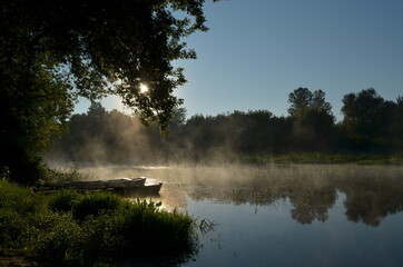 boat on the river
