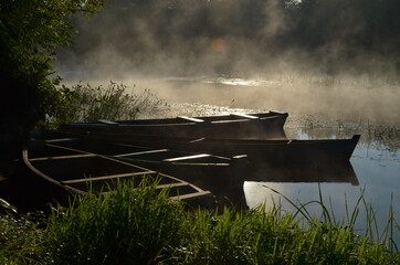 boat on the river