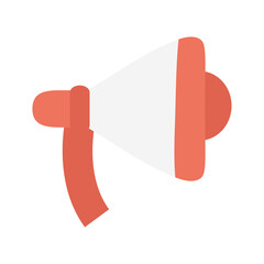 megaphone sound device isolated icon