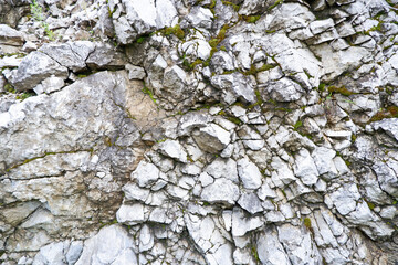 the texture of the stone