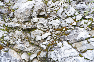 the texture of the stone