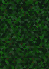 Triangle camouflage seamless pattern green