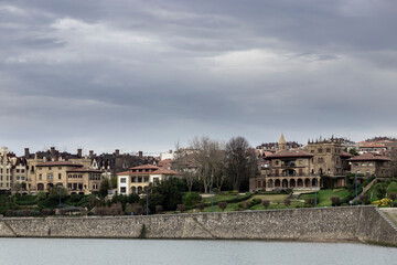 Fototapeta premium view of the cost in the basque country