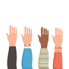 diversity hands human team up