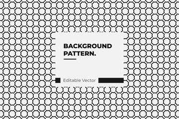 pattern background seamless abstract round line vector