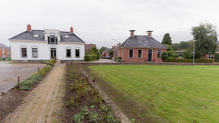 Some buildings in the town of Eenrum, The Netherlands