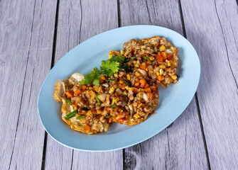 Fototapeta premium Thai Mixed Food Selections and Drinks 