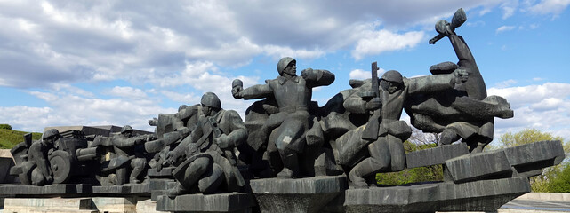 Monument in honor of the victory in World War II