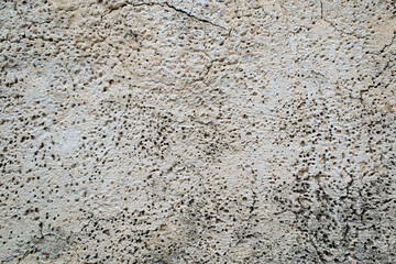 old concrete cement with cracks and natural destruction