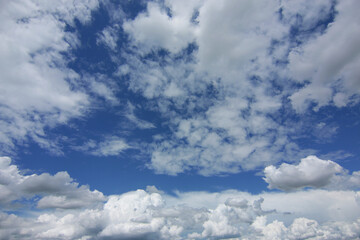 Naklejka na ściany i meble Bianche nuvole, cielo azzurro