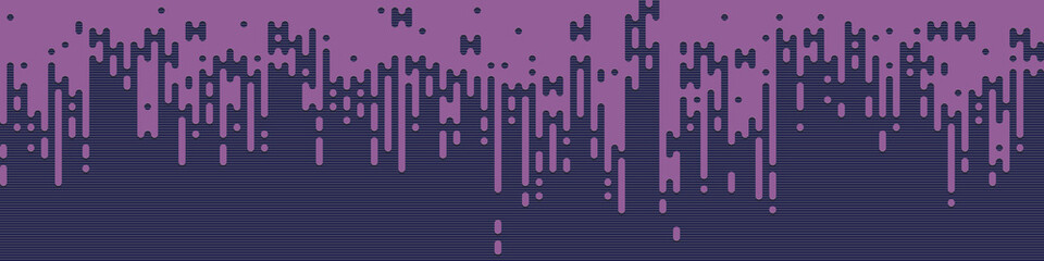 Abstract Rounded Color Lines halftone transition background illustration