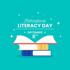INTERNATIONAL LITERACY DAY WITH BOOK