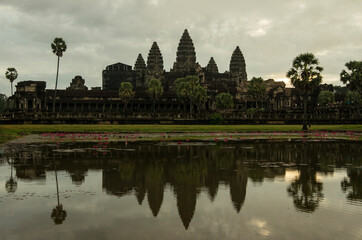 Fototapeta na wymiar Angkor Wat temple in Siem Reap, Cambodia