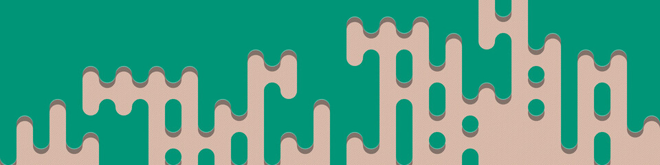 Abstract Rounded Color Lines halftone transition background illustration