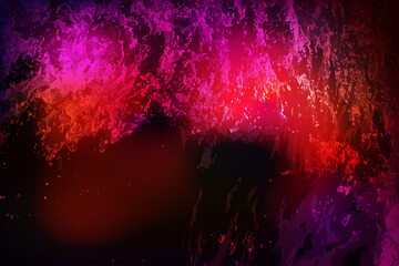 Abstract textural dark red composition, chaotic ripple pattern