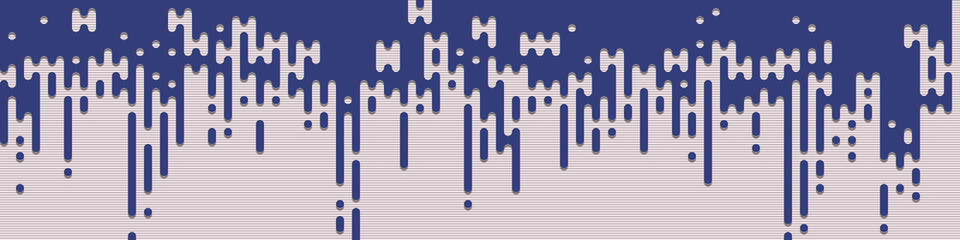 Abstract Rounded Color Lines halftone transition background illustration