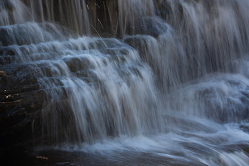 Fototapeta na wymiar Natural waterfalls outdoors