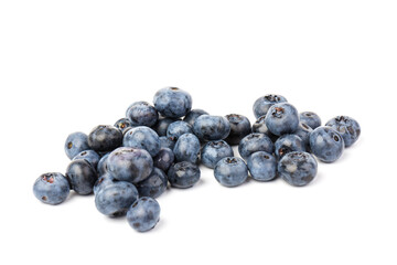 Blueberry isolated. Blueberry on white background. Bilberry. Clipping path.