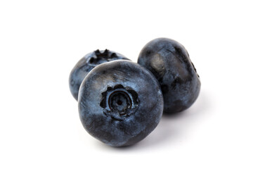 Blueberry isolated. Blueberry on white background. Bilberry. Clipping path.
