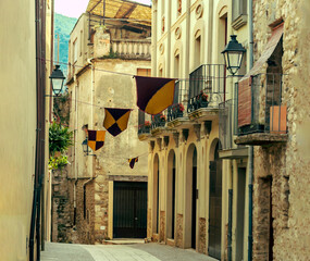 Village of Peratallada in Catalonia
