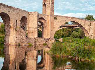 Bridge of Besalu in Catalonia