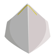 Vector illustration of a respirator. 