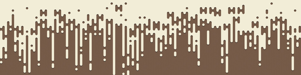 Abstract Rounded Color Lines halftone transition background illustration