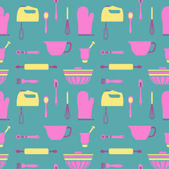 Seamless pattern graphic baking supplies