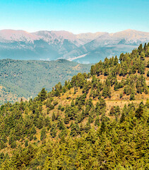 Mountains of the Pyrenees in Spain