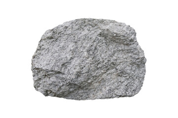 Fototapeta premium piece of tuff rock isolated on a white background.