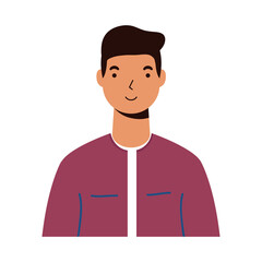 young man casual avatar character