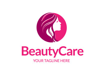 Beauty care logo icon design . Feminine Logo . beauty salon logo .Skin care Women Logo