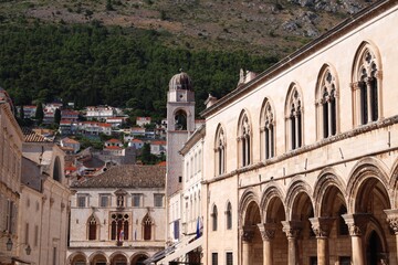 Fototapeta na wymiar Dubrovnik street view, Croatia