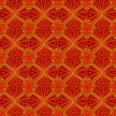 Heart of Autumn mosaic pattern