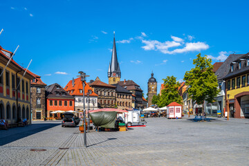 Altstadt von Lichtenfels, Bayern, Deutschland 