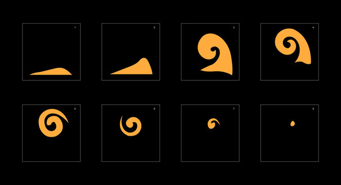 Smoke effect. dust smoke animation sprite sheet. classic dust smoke effect animation for game or cartoon or animation. vector style animation effect 1633.