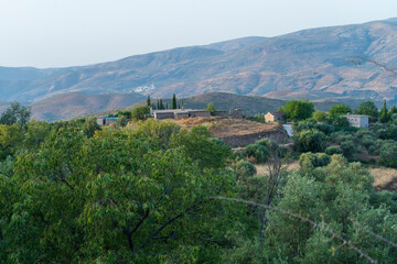 Fototapeta na wymiar small Montenegro village in southern Spain