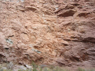 red clay rock